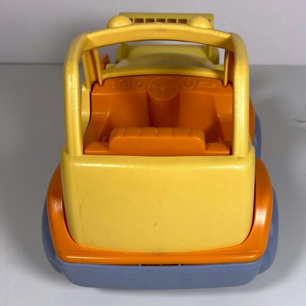 Green Toys Yellow‎ and Orange Recycled Plastic Bulldozer Construction Vehicle